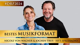 105'5 Spreeradio, Nicole von Wagner und Jochen Trus © 105‘5 Spreeradio 